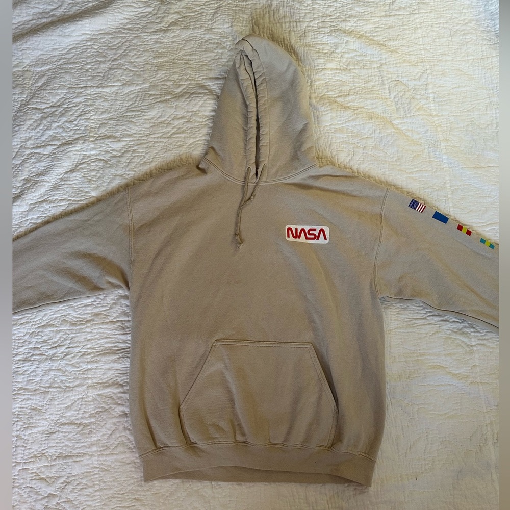 Chemistry NASA Hoodie Flag Sleeves Large Men